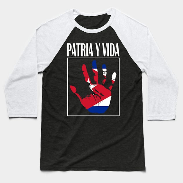 Patria y Vida, Cuban Revolution, i love Cuba, Free Cuba, Cuba Flag, Cuba Baseball T-Shirt by Jakavonis